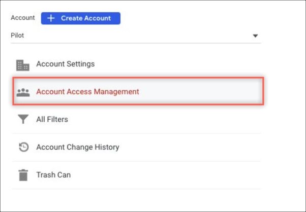 account access management