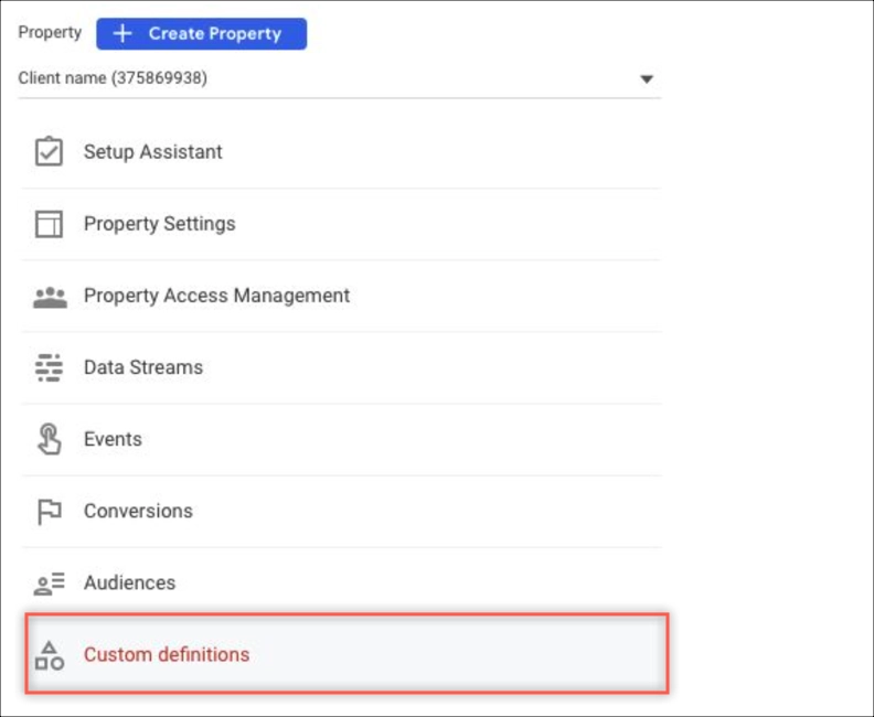 custom definitions