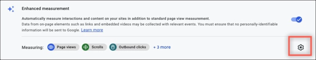 enhanced measurement section