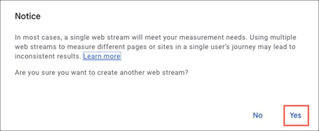 notice dialog
