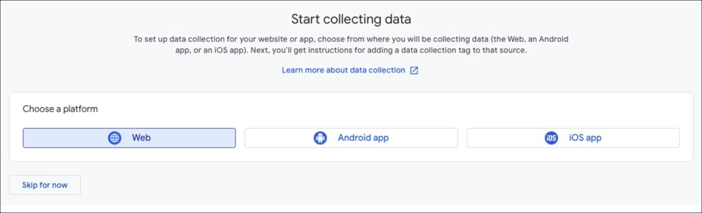 start collecting data
