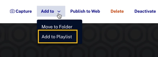 Add To Playlist