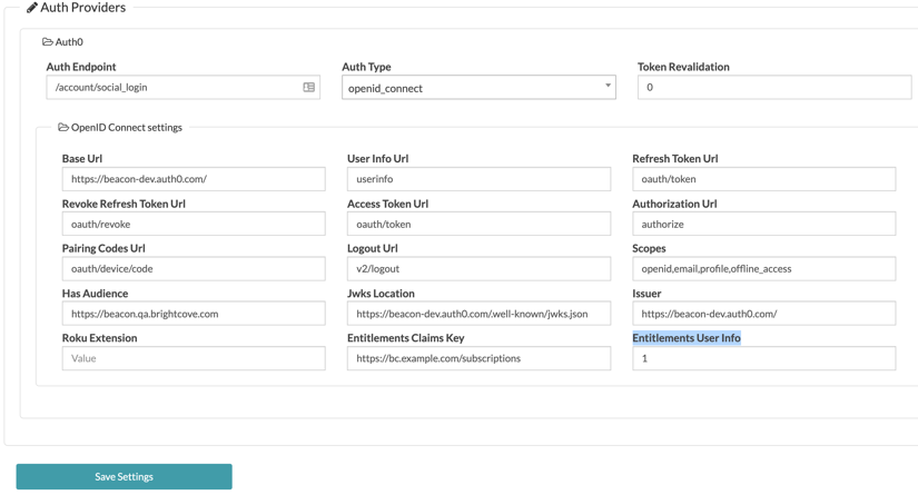 classic auth providers