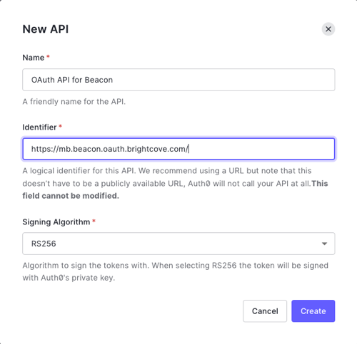 completed api form
