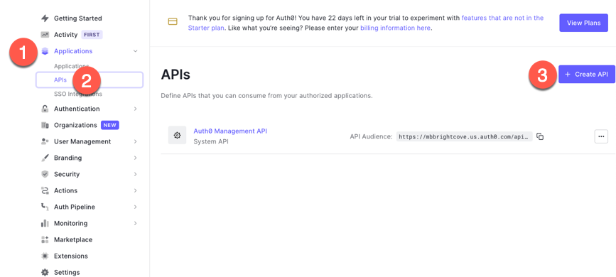 create api