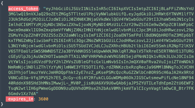 access token raw