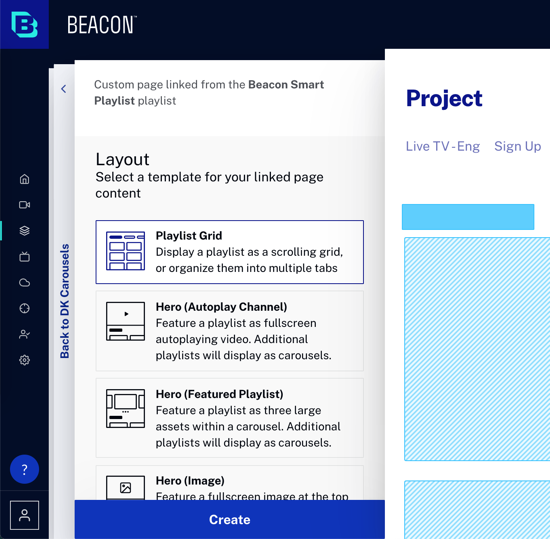 linked page layout