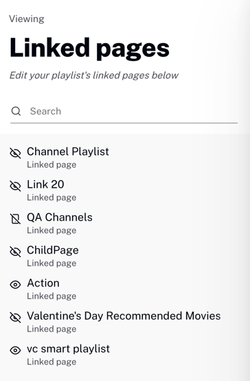 viewing linked pages