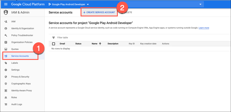 Google API Console