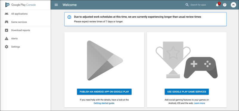 Google Play Console