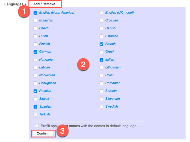 Languages