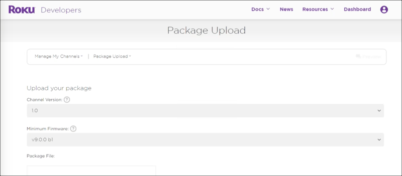 Package Upload