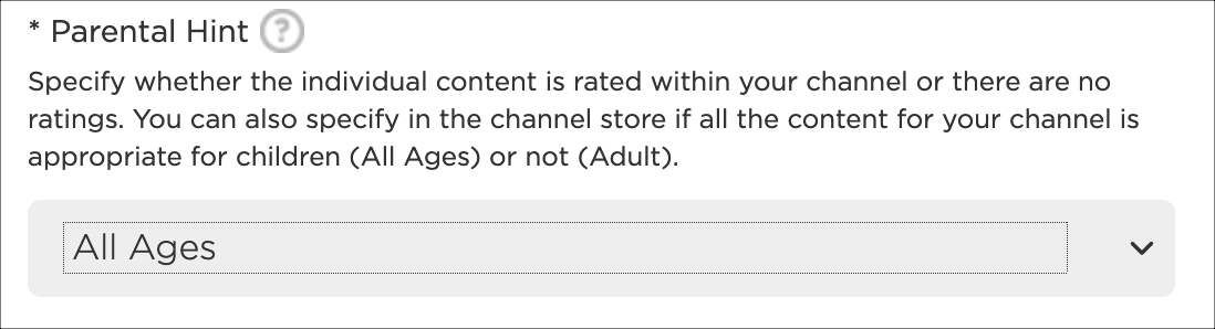 Content rating