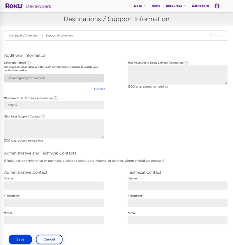 Support information