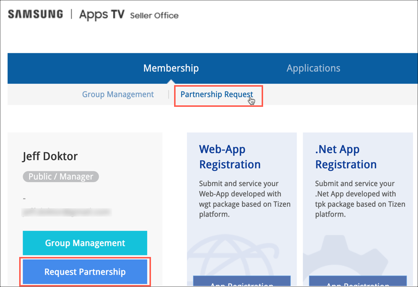 Request Partnership