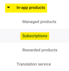subscriptions