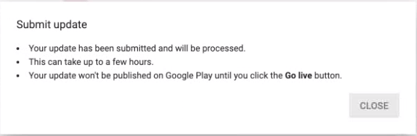 submit update