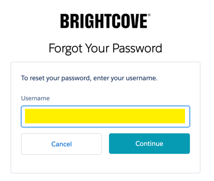 Forgot Your Password Dialog